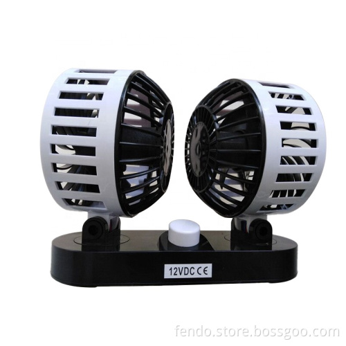 6 Inch Dual Head Auto Cooling Air Fan for Car (12V/24V)